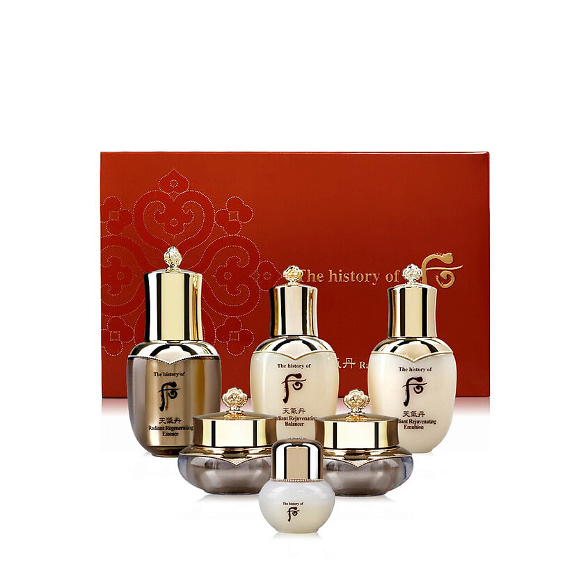 Изображение товара THE HISTORY OF WHOO Набор миниатюр Cheongidan Rejuvenating Pro-Radiance, 6 шт.