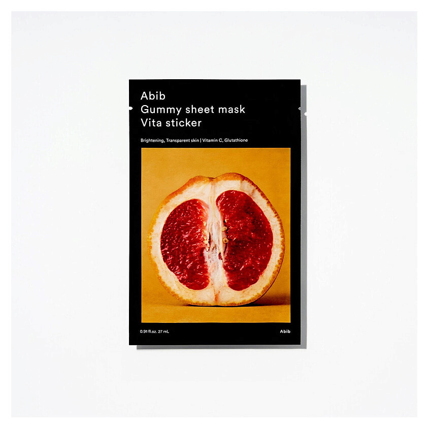 Изображение товара Маска для лица ABIB Gummy Sheet Mask Vita Sticker тканевая для всех типов кожи