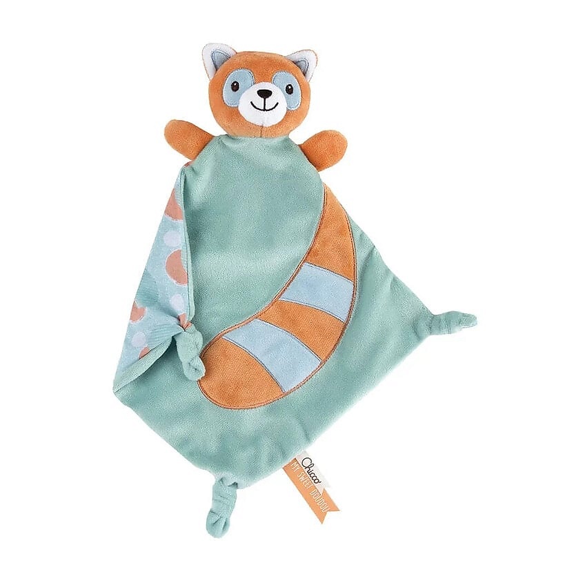 Изображение товара CHICCO Мягкая игрушка для сна "Красная Панда" Red Panda Dou Dou, Бирюзовый, оранжевый