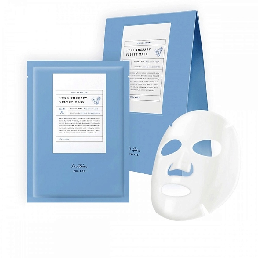 Изображение товара Тканевая маска для лица Herb Therapy Velvet Mask Dr.Althea Увлажнение и питание 1 шт