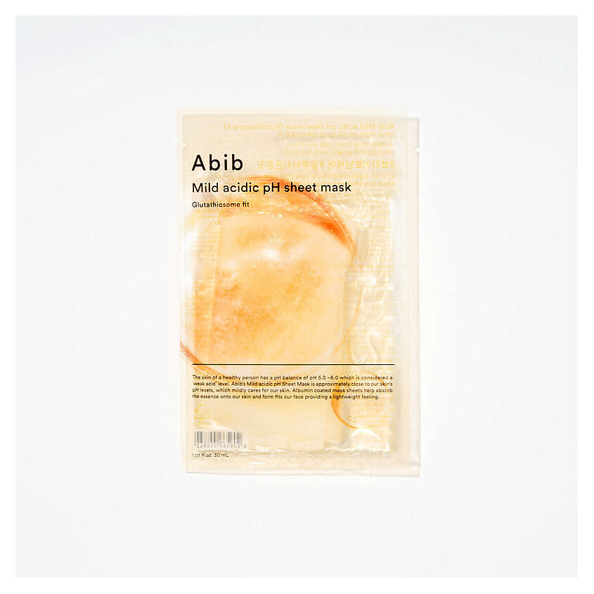 Изображение товара ABIB Тканевая маска Mild Acidic pH Sheet Mask Glutathiosome Fit, 30 мл