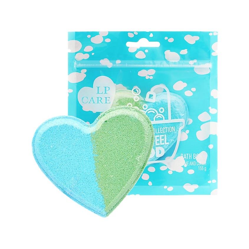 Изображение товара LP CARE Бомбочка для ванны бурлящая (сине-зеленая), 155 г