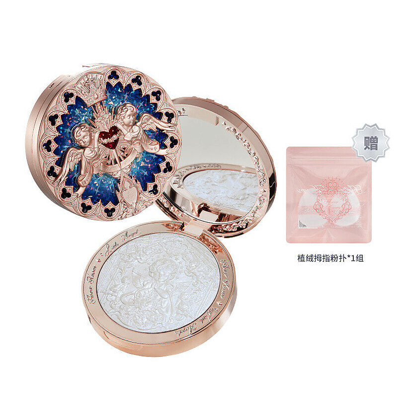 Изображение товара FLOWER KNOWS Компактный хайлайтер Little Angel Embossed Highlighter, L04