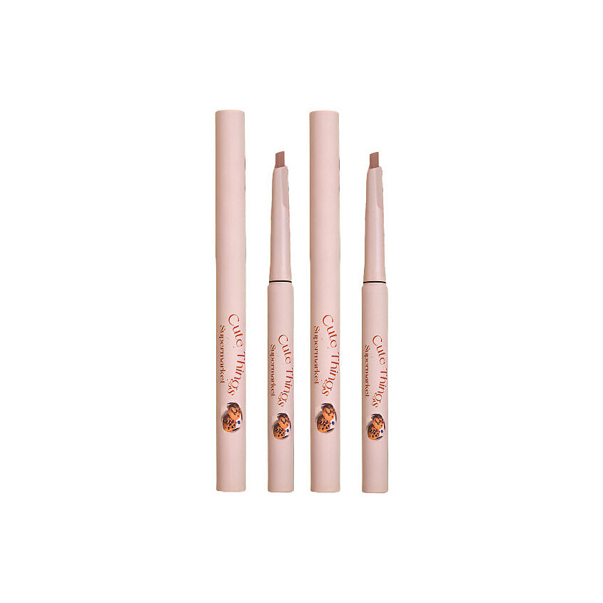 Изображение товара FLORTTE Набор из двух матовых карандашей для губ Velvet Matte Lip Pencil, No. 03