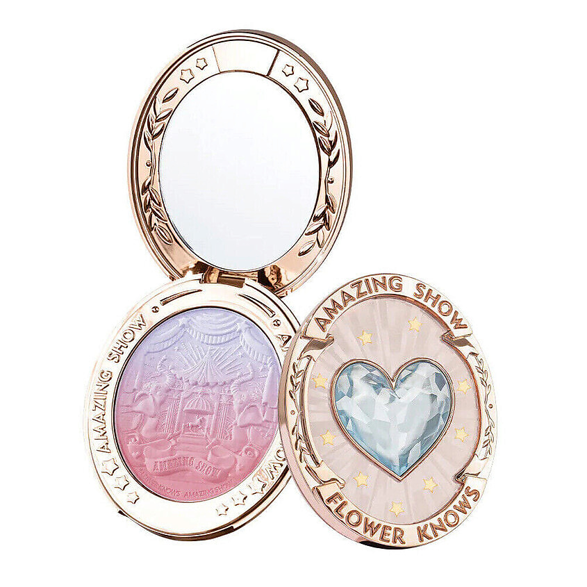 Изображение товара Румяна FLOWER KNOWS Gradient Blush № 01 с эффектом градиента и деликатным сиянием