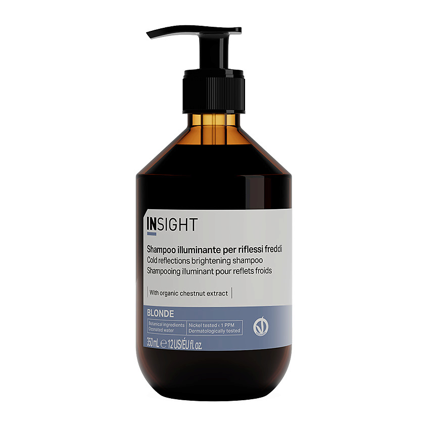 Изображение товара INSIGHT PROFESSIONAL Шампунь для поддержания холодных оттенков Blonde Brightening Shampoo, 350 мл