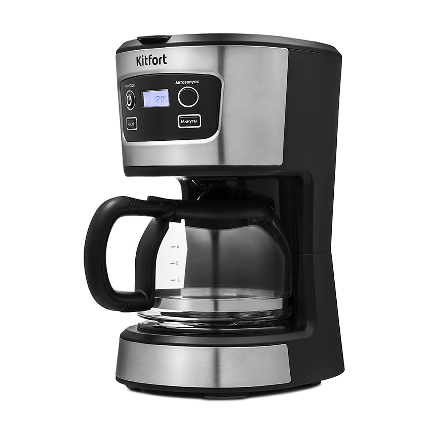 Изображение товара Кофеварка капельная KITFORT КТ-738 с автозапуском и подогревом, 0,7 л