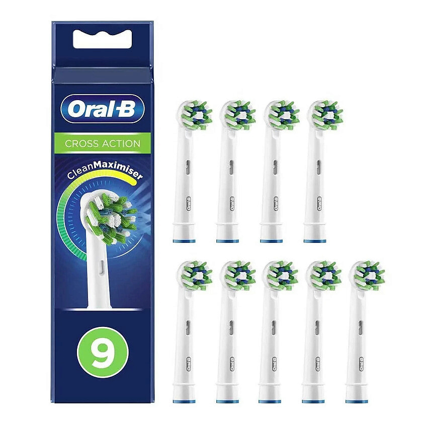 Изображение товара Насадки для электрической зубной щетки Oral-B Pro Cross Action 9 шт