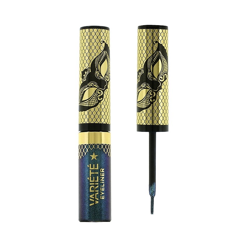 Изображение товара EVELINE Подводка для глаз водостойкая сияющая VARIETE EYELINER, Лазурный