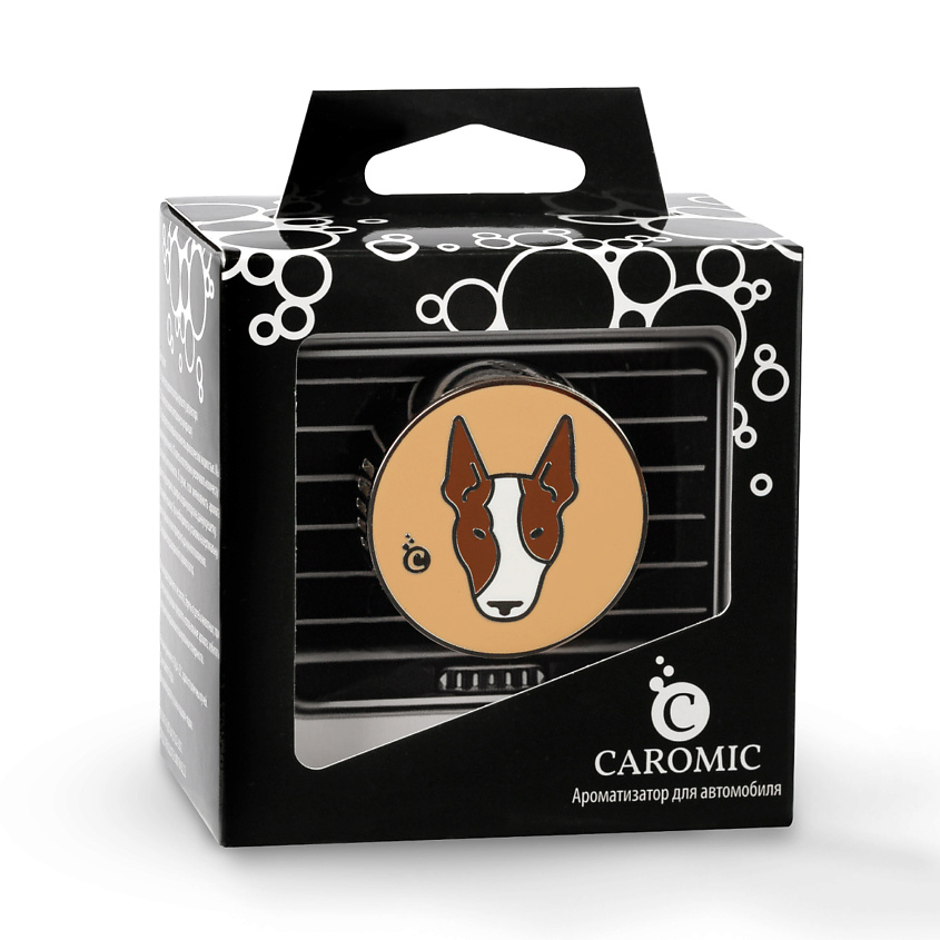 Изображение товара CAROMIC Ароматизатор для автомобиля Медальон Бультерьер 10 мл