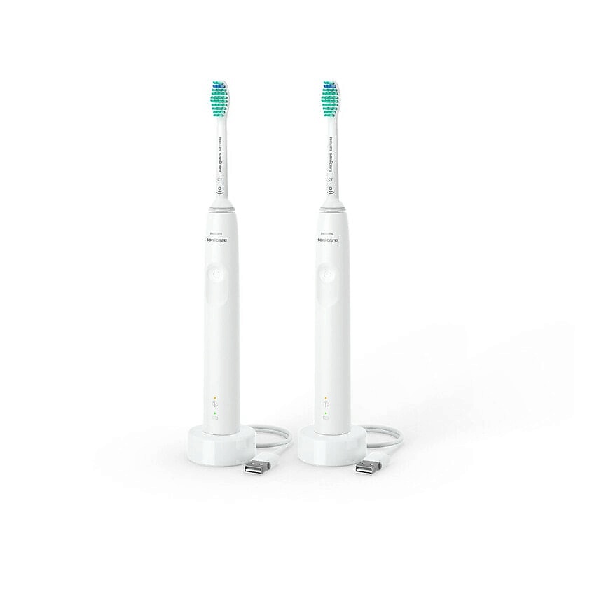 Изображение товара Электрическая зубная щетка PHILIPS Sonicare 3100 HX3675/13 2 шт.