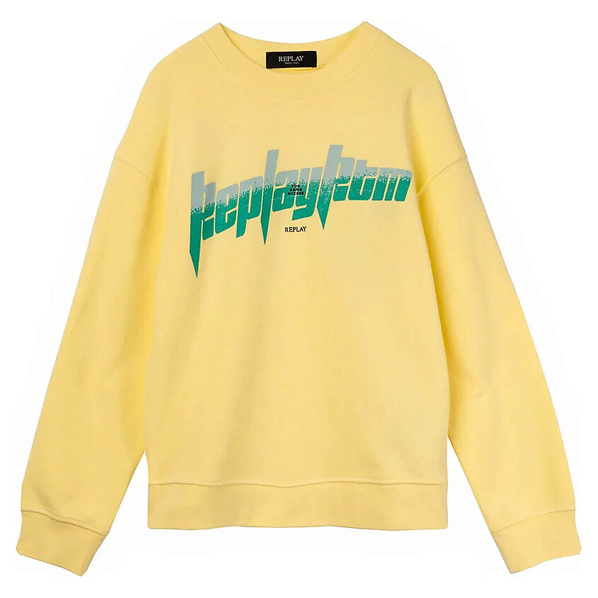 Изображение товара Свитшот REPLAY SB2067.056.22739 для мальчиков желтого цвета