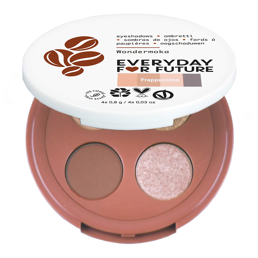 Изображение товара EVERYDAY FOR FUTURE Палетка теней, Фраппучино 01