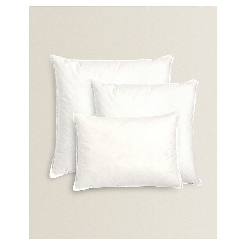 Изображение товара Подушка перьевая ZARA HOME 50x50 см белая гипоаллергенная стильная