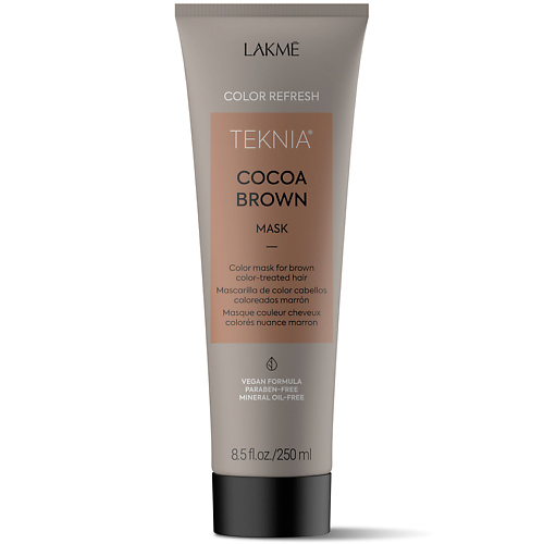 

LAKME Маска для обновления цвета коричневых оттенков волос Teknia Color Refresh Cocoa Brown Mask, Маска для обновления цвета коричневых оттенков волос Teknia Color Refresh Cocoa Brown Mask