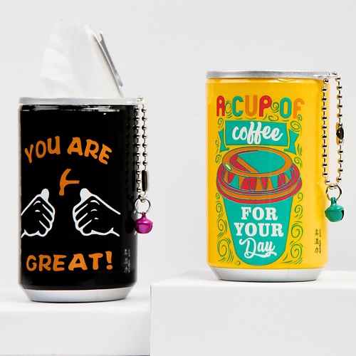 

TRENDPLACE Влажные салфетки мини карманные маленькие в банке, Влажные салфетки мини карманные маленькие в банке