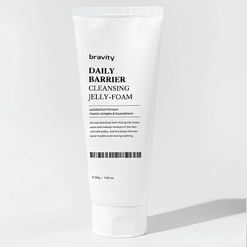 

MATRIGEN Bravity Daily Barrier Cleansing Jelly Foam Очищающая пенка для лица 200, Bravity Daily Barrier Cleansing Jelly Foam Очищающая пенка для лица