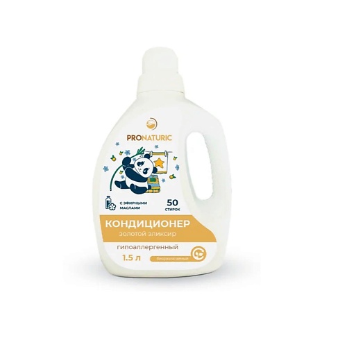 

PRONATURIC Кондиционер для белья Золотой эликсир 1500, Кондиционер для белья Золотой эликсир