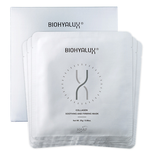 

BIOHYALUX Набор масок для лица лифтинг-эффект с содержанием коллагена HA Collagen, Набор масок для лица лифтинг-эффект с содержанием коллагена HA Collagen