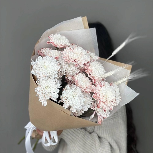 

ДАРИ ЦВЕТЫ Монобукет из кустовых хризантем, Монобукет из кустовых хризантем