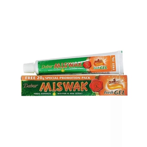 

DABUR Зубная гель-паста Мисвак (Miswak) 135, Зубная гель-паста Мисвак (Miswak)