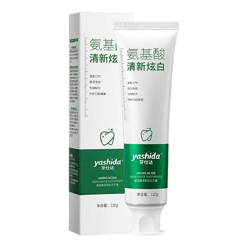 

YASHIDA Зубная паста освежающая с аминокислотами 120, Зубная паста освежающая с аминокислотами