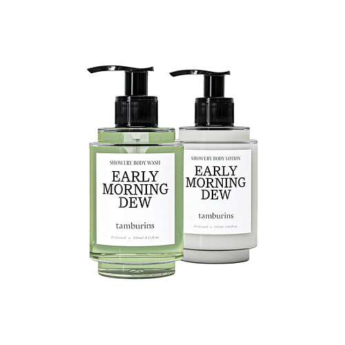 TAMBURINS НАбор для тела SHOWERY WASH  & LOTION EARLY MORNING DEW