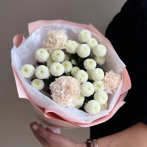 

ДАРИ ЦВЕТЫ Букет из хризантем и диантусов, Букет из хризантем и диантусов