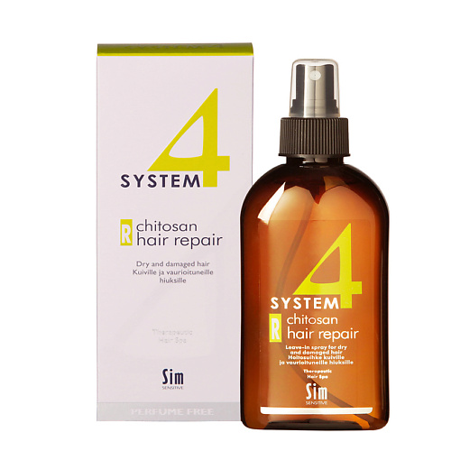 

SYSTEM4 Терапевтический лосьон-спрей R для поврежденных волос Chitozan Hair Repair R System 4 200, Терапевтический лосьон-спрей R для поврежденных волос Chitozan Hair Repair R System 4