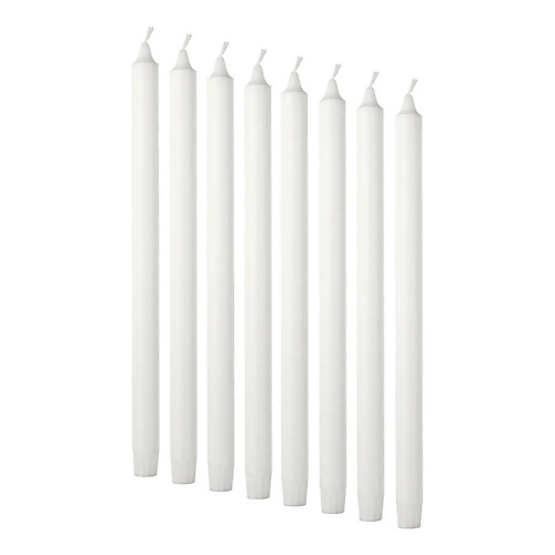 

IKEA Свеча белая без запаха JUBLA 35 см, Свеча белая без запаха JUBLA 35 см