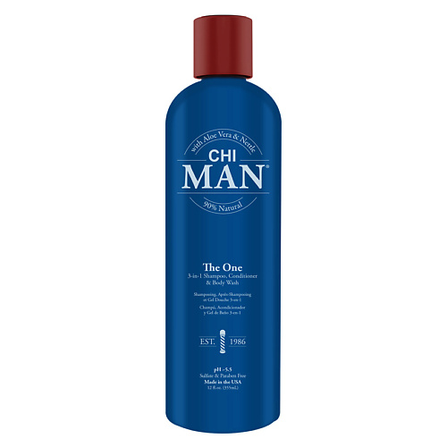 

CHI Шампунь, кондиционер и гель для душа MAN 3-в-1 355, Шампунь, кондиционер и гель для душа MAN 3-в-1