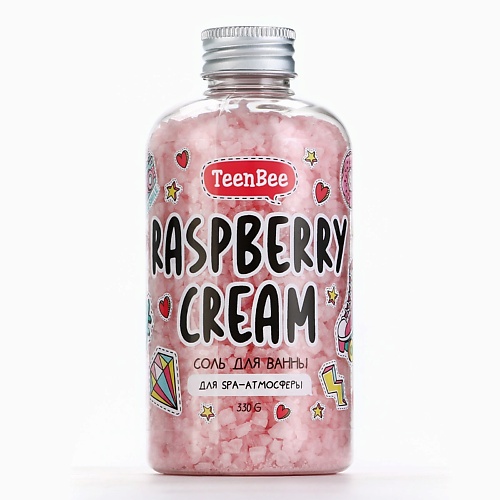 

TEENBEE Cоль для ванны, аромат малины 330, Cоль для ванны, аромат малины