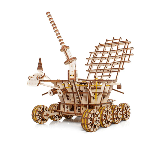 

EWA ECO-WOOD-ART Деревянный конструктор 3D Робот Луноход, Деревянный конструктор 3D Робот Луноход