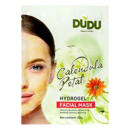 

DUDU Гидрогелевая маска для лица с лепестками календулы 28, Гидрогелевая маска для лица с лепестками календулы