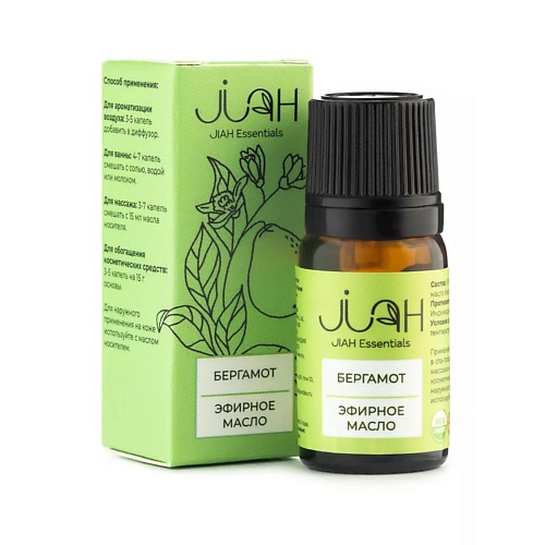 

JIAH Эфирное масло бергамот (Bergamot Essential Oil) 10, Эфирное масло бергамот (Bergamot Essential Oil)