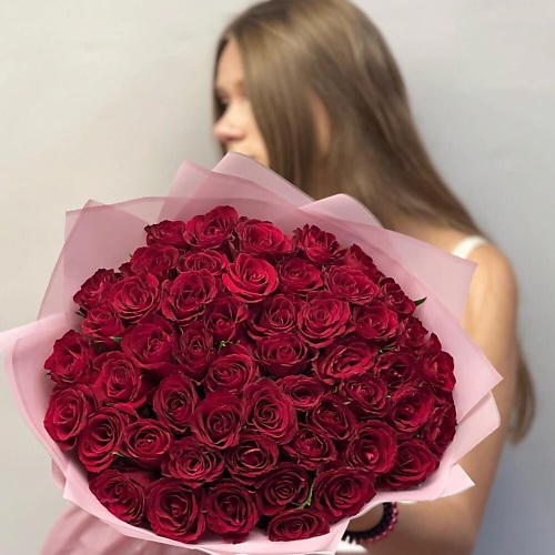 

КОЛИБРИ ЦВЕТОЧНЫЙ САЛОН Букет из 51 розы Кения, Букет из 51 розы Кения