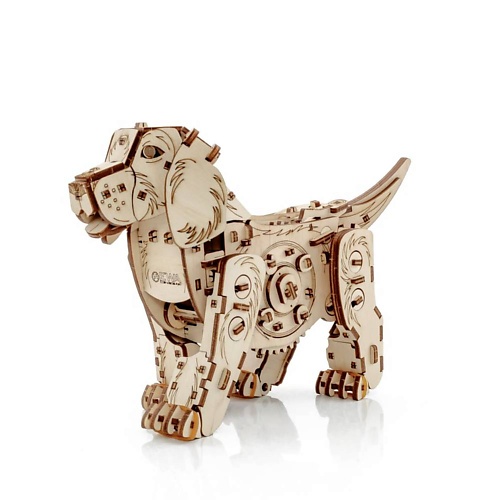 

EWA ECO-WOOD-ART Деревянный конструктор 3D Механическая собака Puppy, Деревянный конструктор 3D Механическая собака Puppy