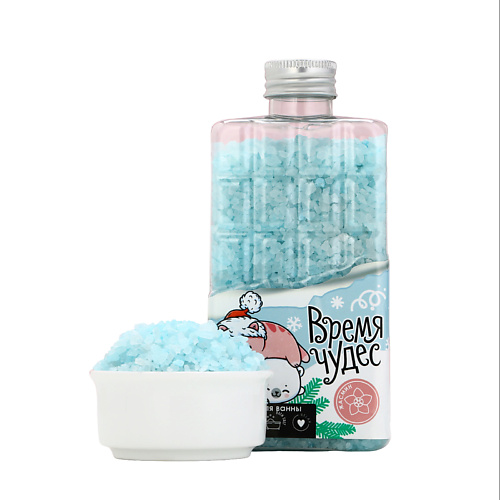 

ЧИСТОЕ СЧАСТЬЕ Соль для ванны «Время чудес», аромат жасмина 360, Соль для ванны «Время чудес», аромат жасмина