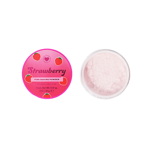 

I HEART REVOLUTION Пудра рассыпчатая Strawberry Pink Baking Powder, Пудра рассыпчатая Strawberry Pink Baking Powder