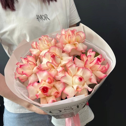 

ДАРИ ЦВЕТЫ Роза французская 7 шт / Букет, Роза французская 7 шт / Букет