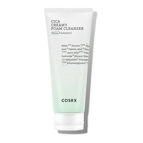 

COSRX Кремовая пенка для умывания Pure Fit Cica Creamy Foam Cleanser 150, Кремовая пенка для умывания Pure Fit Cica Creamy Foam Cleanser