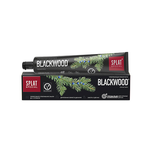 

SPLAT Зубная паста "Чайное дерево" Special Blackwood 75, Зубная паста "Чайное дерево" Special Blackwood