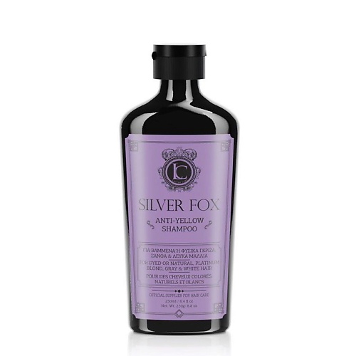 

LAVISH CARE Шампунь для светлых и седых волос Silver Fox Anti Yellow Shampoo 300, Шампунь для светлых и седых волос Silver Fox Anti Yellow Shampoo
