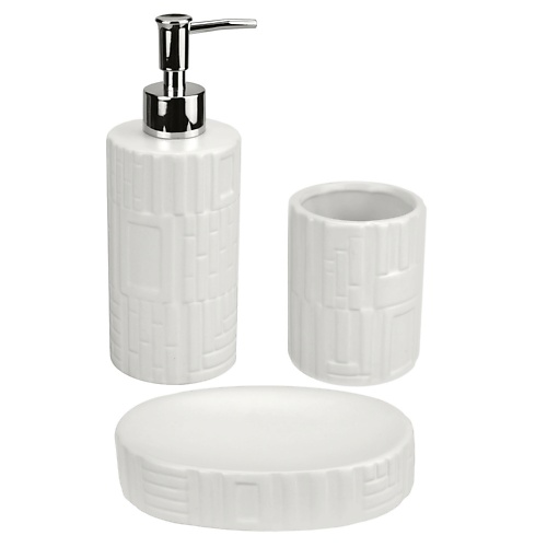 

ND PLAY Набор для ванны «Greece» (диспенсер,стакан,мыльница), Набор для ванны «Greece» (диспенсер,стакан,мыльница)