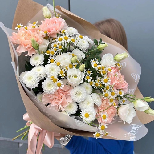 

ДАРИ ЦВЕТЫ Букет «Персиковые мечты», Букет «Персиковые мечты»