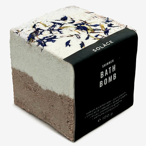 

SOLACE Бомбочка для ванны "Табак и ваниль" с солью, шиммером и сухоцветами, Бомбочка для ванны "Табак и ваниль" с солью, шиммером и сухоцветами