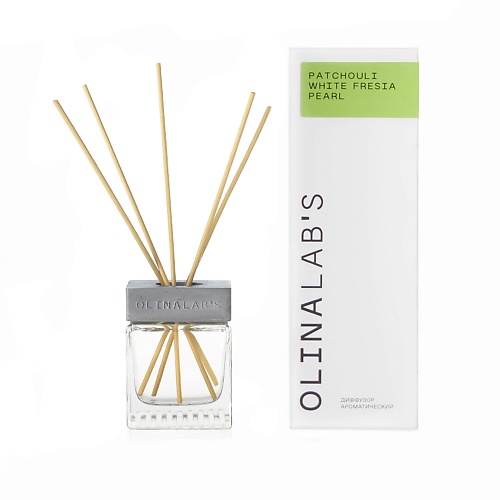 

OLINALAB'S Диффузор ароматический Patchouli White fresia Pearl 100, Диффузор ароматический Patchouli White fresia Pearl