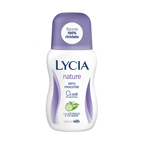 

LYCIA Дезодорант шариковый женский Огурец и Зеленый чай Nature 50, Дезодорант шариковый женский Огурец и Зеленый чай Nature