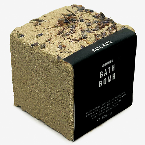 

SOLACE Бомбочка для ванны "Цветочный" с морской солью, шиммером и сухоцветами, Бомбочка для ванны "Цветочный" с морской солью, шиммером и сухоцветами
