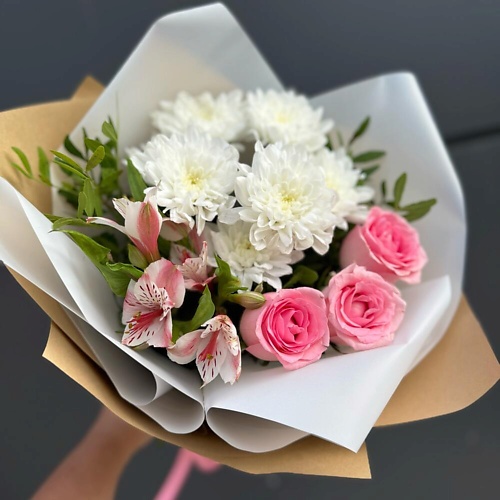 

ДАРИ ЦВЕТЫ Букет-комплимент с розами, Букет-комплимент с розами